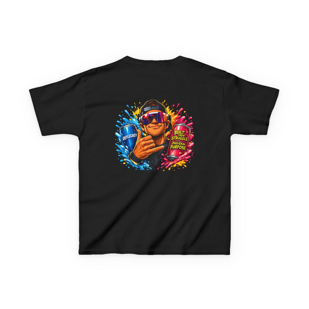 DefLegacy Kids Color Splash T-Shirt — Built From Struggle, Driven by Purpose