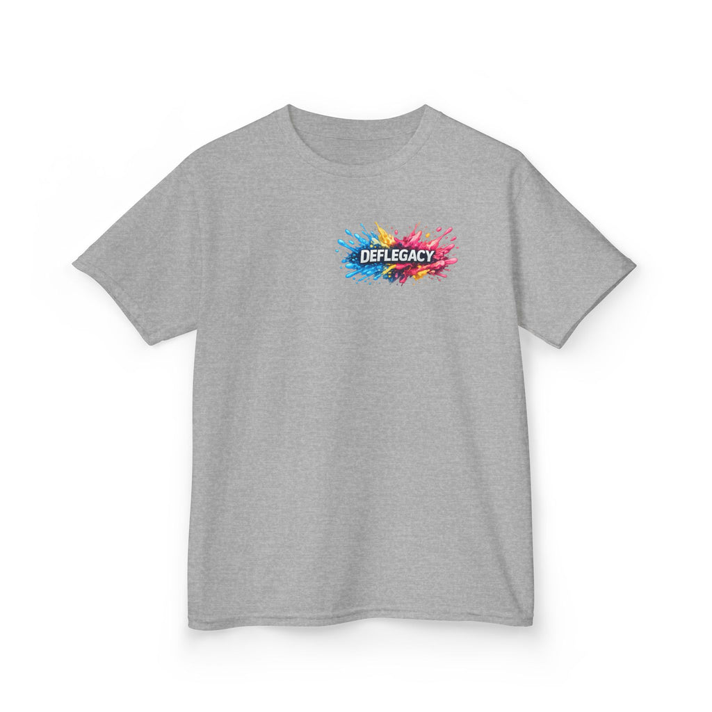 DefLegacy Kids Color Splash T-Shirt — Built From Struggle, Driven by Purpose