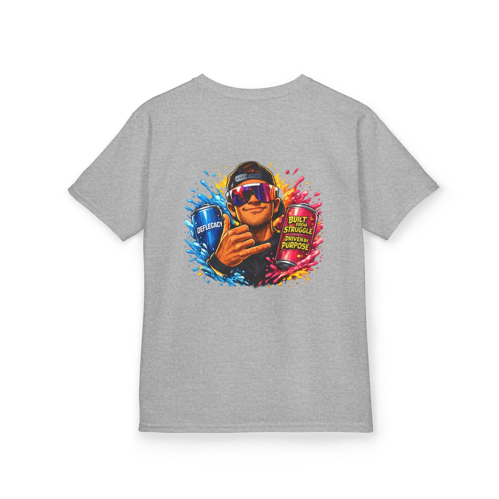 DefLegacy Kids Color Splash T-Shirt — Built From Struggle, Driven by Purpose
