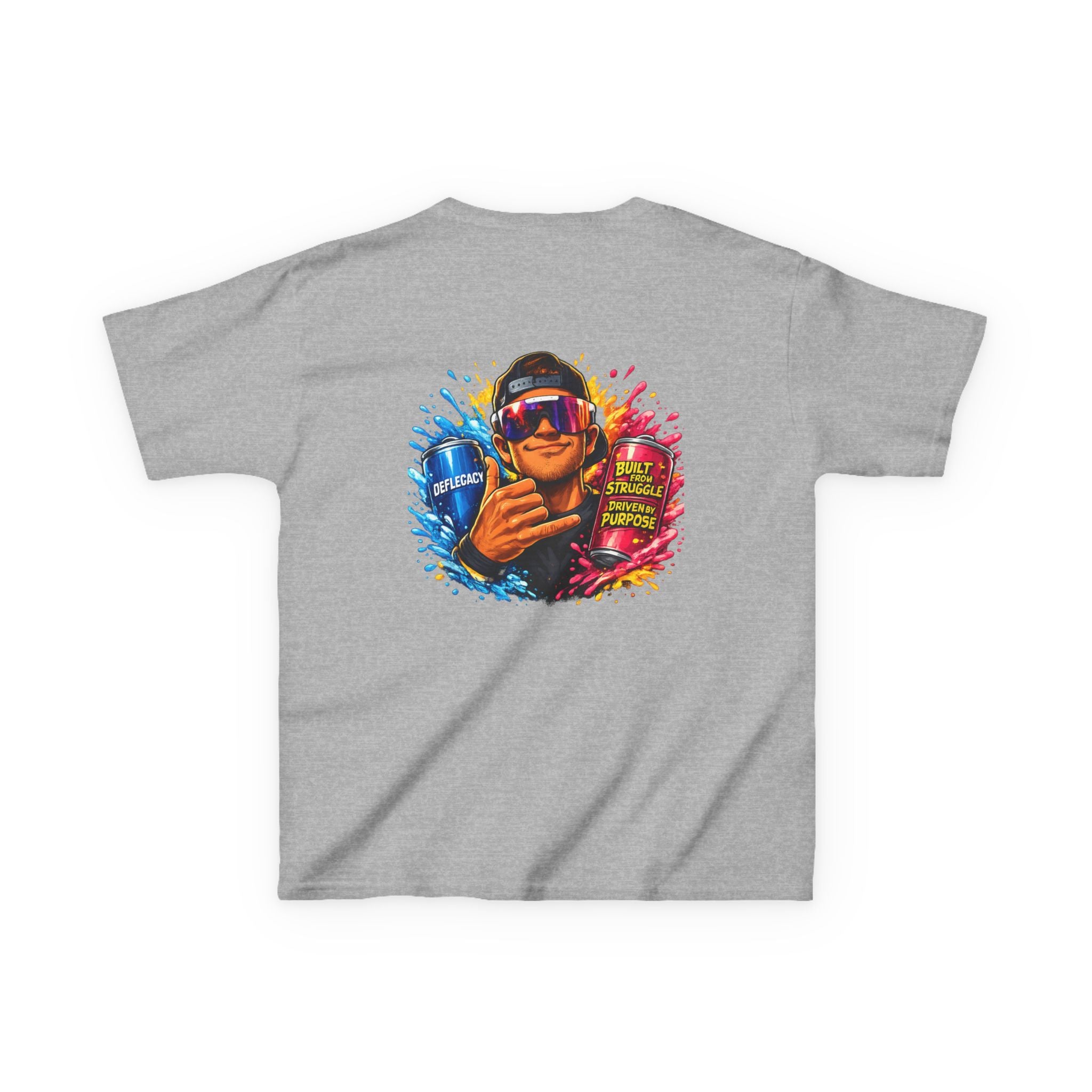 DefLegacy Kids Color Splash T-Shirt — Built From Struggle, Driven by Purpose