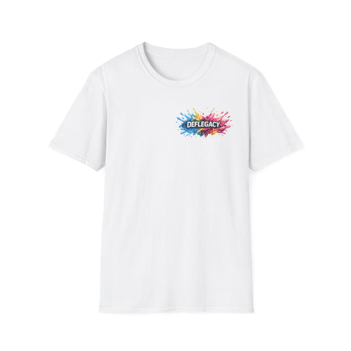 Deflegacy Color Splash T-Shirt — Built With Struggle, Driven With Purpose Graphic Tee