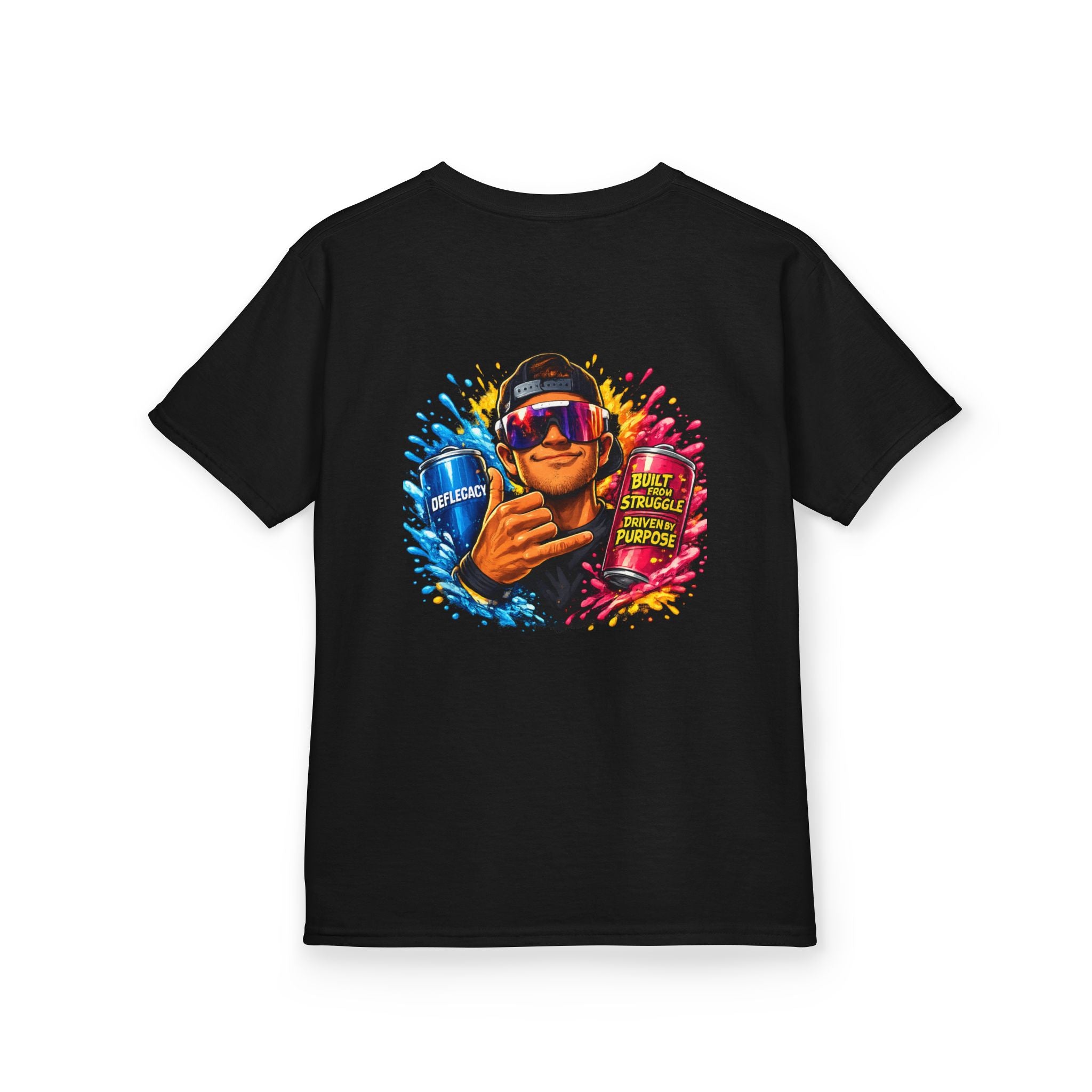 DefLegacy Kids Color Splash T-Shirt — Built From Struggle, Driven by Purpose